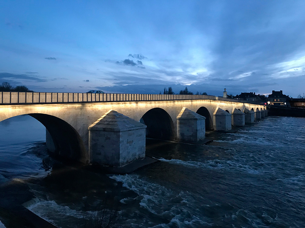 pont sur la Loire à la Charité-sur-Loire